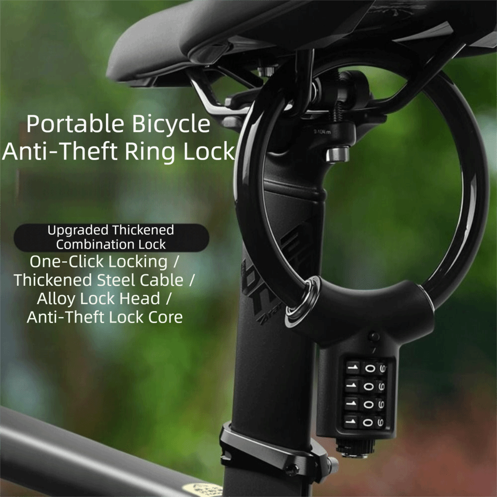 Cable Lock Flexible - Flexible 4 Digit Combination Bike Cable