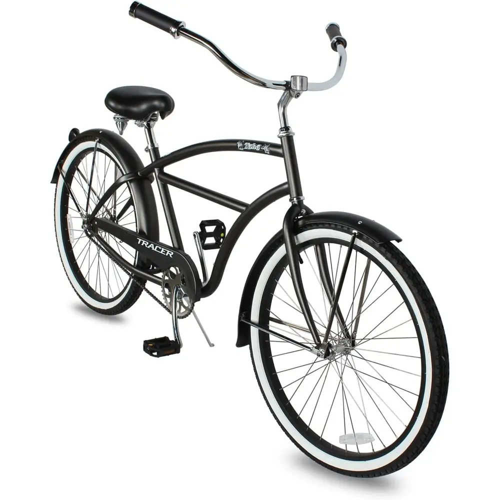 Cycling In City - 26 Inch Single/7-Speed City Hybrid Bike