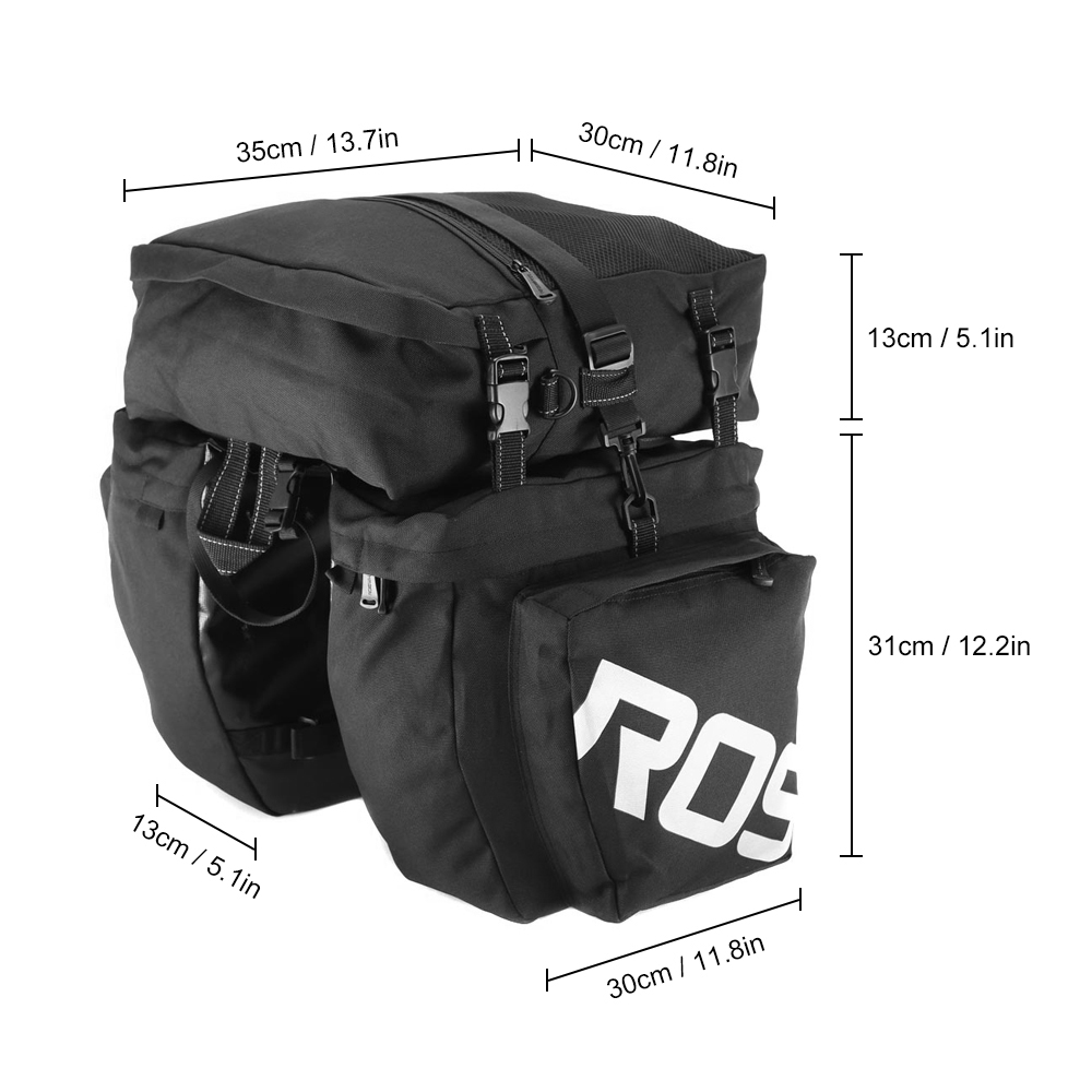 3in1 Multifunction Road MTB Mo - огляд і ціна Panniers Waterproof Rear