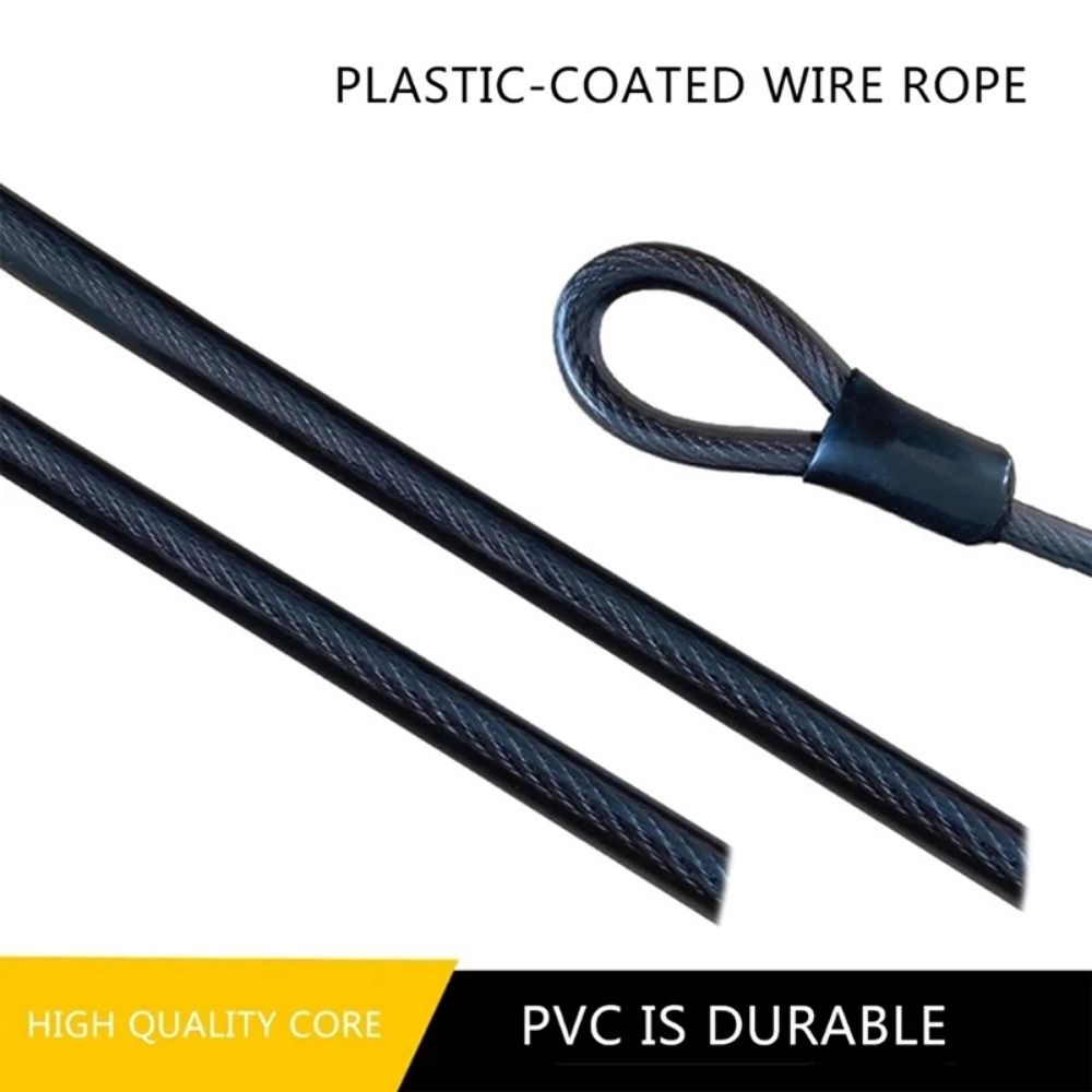 Anti-Theft Bike Lock Cable Fol - огляд і ціна Cable Lock Flexible