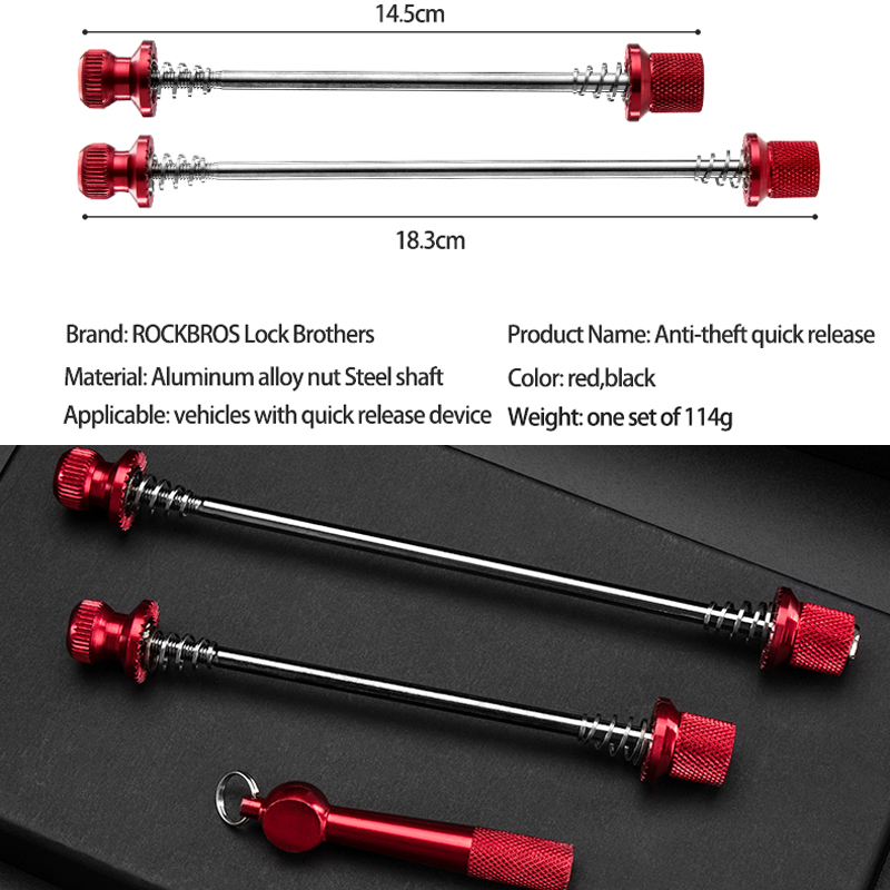ROCKBROS Bike Quick Release Bi - огляд і ціна Dynamo Hub Front