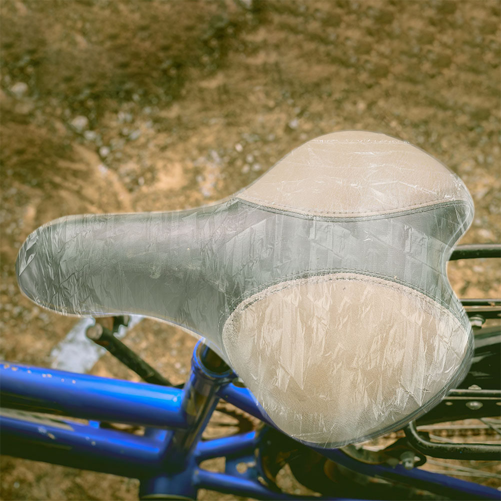 100Pcs Waterproof Saddle Cover - огляд і ціна Cycling Commute Rain