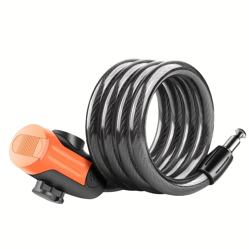 1SET Anti-Cut PVC Coated Keyed - огляд і ціна Cable Lock Flexible