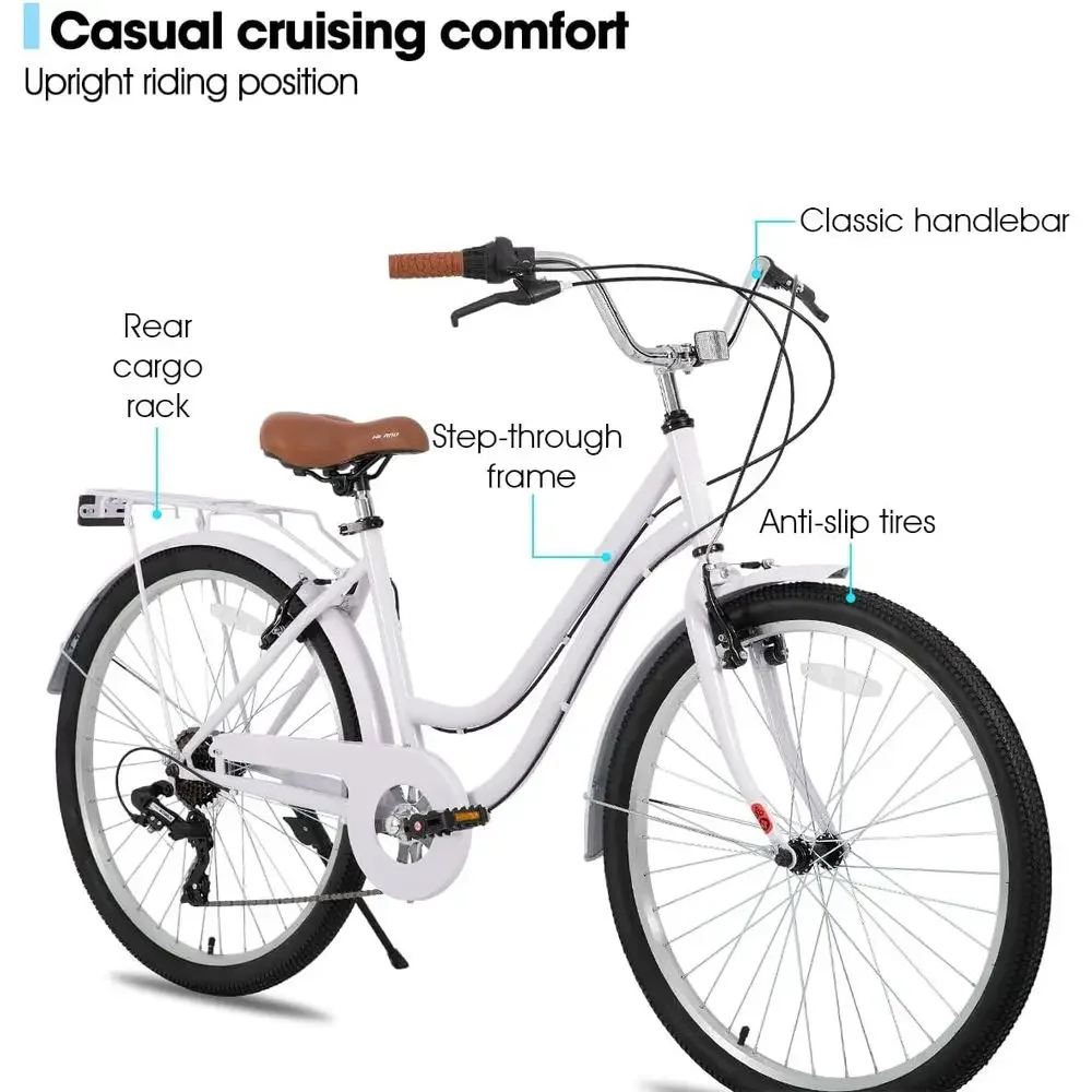 26 7-Speed Step-Through Cruise - огляд і ціна Cycling In City