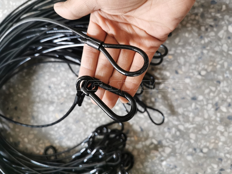10pcs/lot Black 3mm*70cm Cable - огляд і ціна Cable Lock Flexible