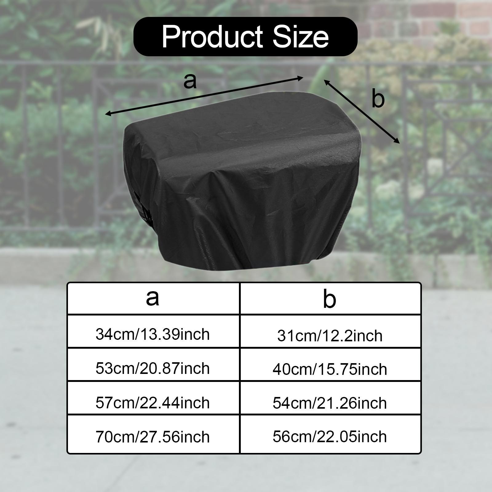 Black Waterproof Bicycle Baske - огляд і ціна Cycling Commute Rain