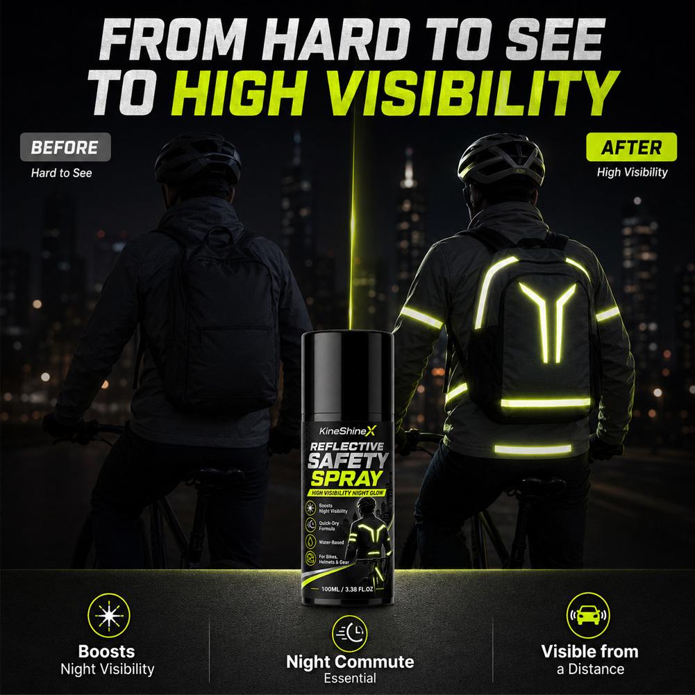Night Reflective Safety Spray  - огляд і ціна Commute Cycling Helmet