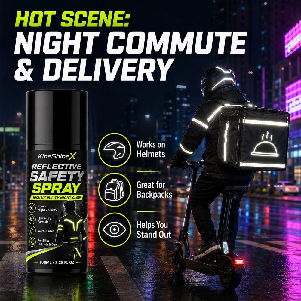 Night Reflective Safety Spray  - огляд і ціна Commute Cycling Helmet