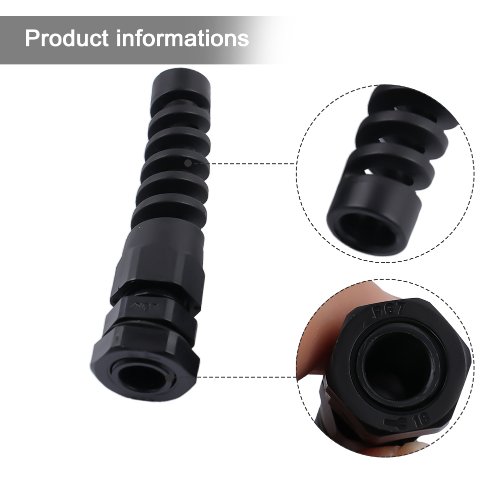 5pc PG7/PG9 M16/PG11 Soft Thre - огляд і ціна Cable Lock Flexible